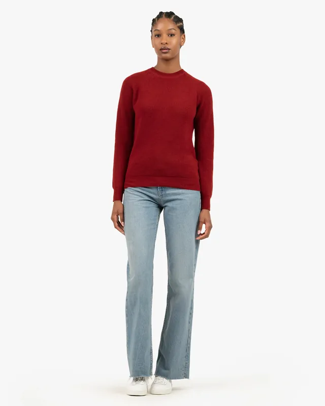 Women's Garisenda Crew Neck Sweater - Red