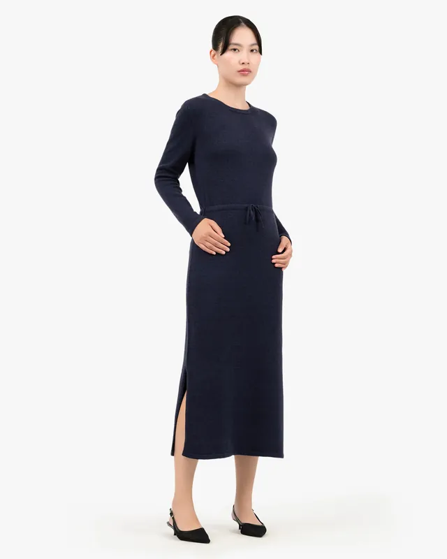 Siena Midi Dress - Blue