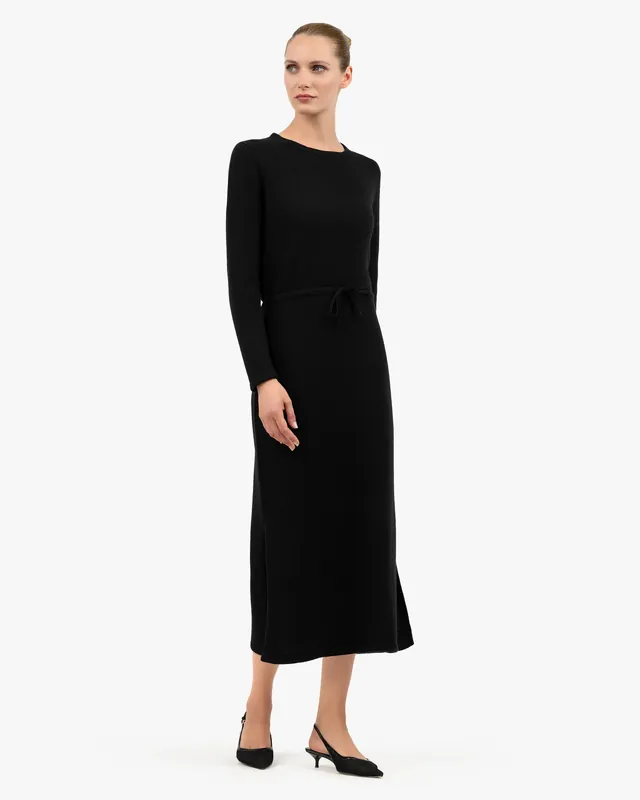 Siena Midi Dress - Black