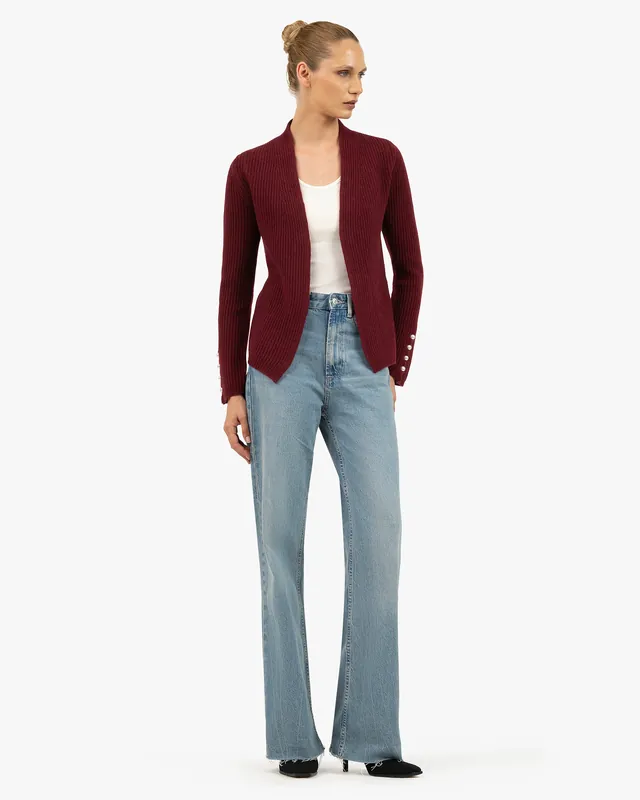 Sorapis Cardigan - Bordeaux