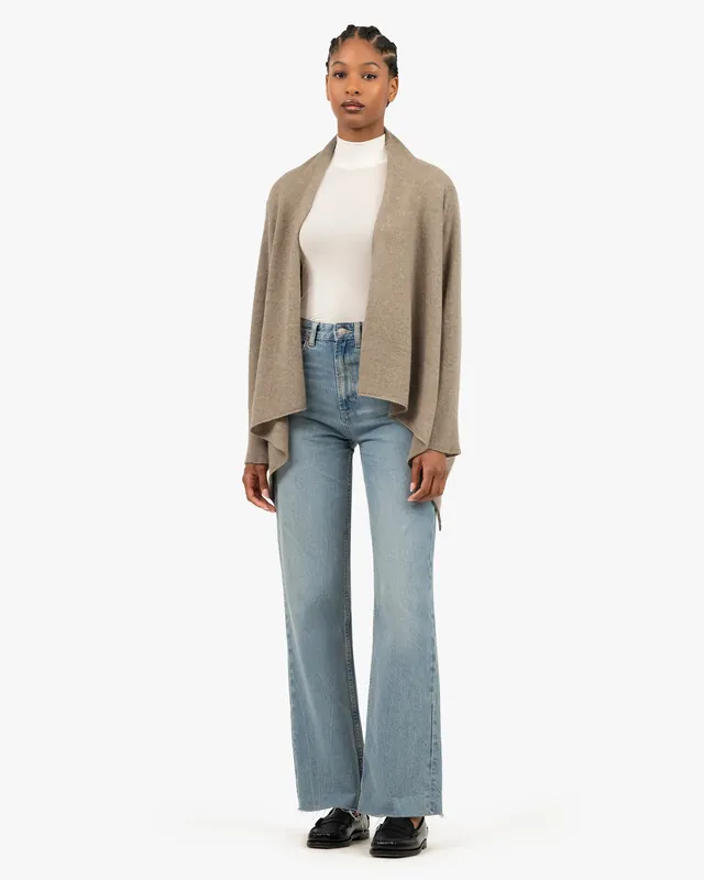 Ostuni Cardigan Wrap - Taupe