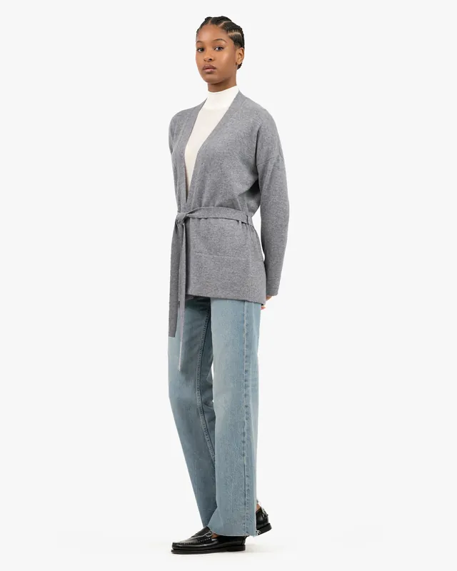 Women's Velia Cardigan - Medium Grey