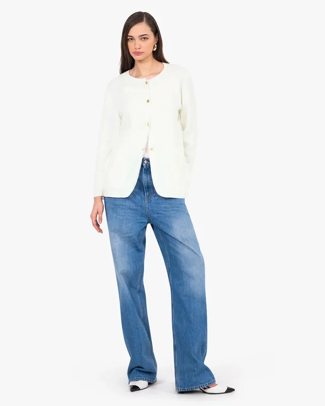 Women's Oasi Knit Jacket - White