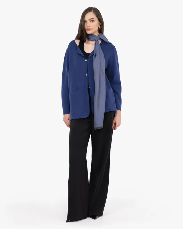 Women's Oasi Knit Jacket - Blue