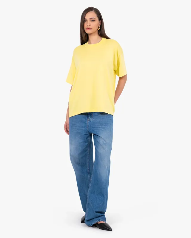 Women's Oasi Maxi Tee - Yellow