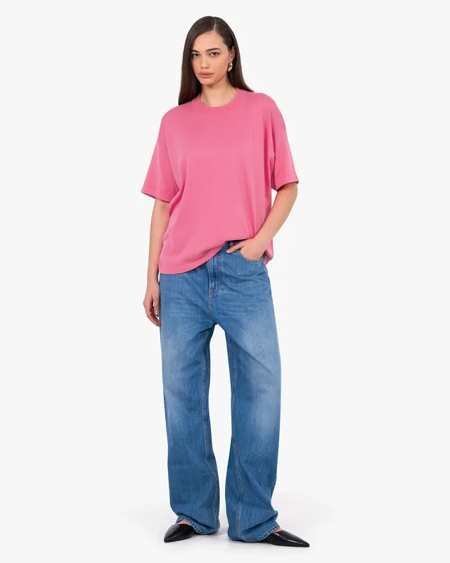 Women's Oasi Maxi Tee - Fuchsia