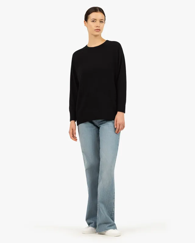 Velia Maxi Sweater - Black