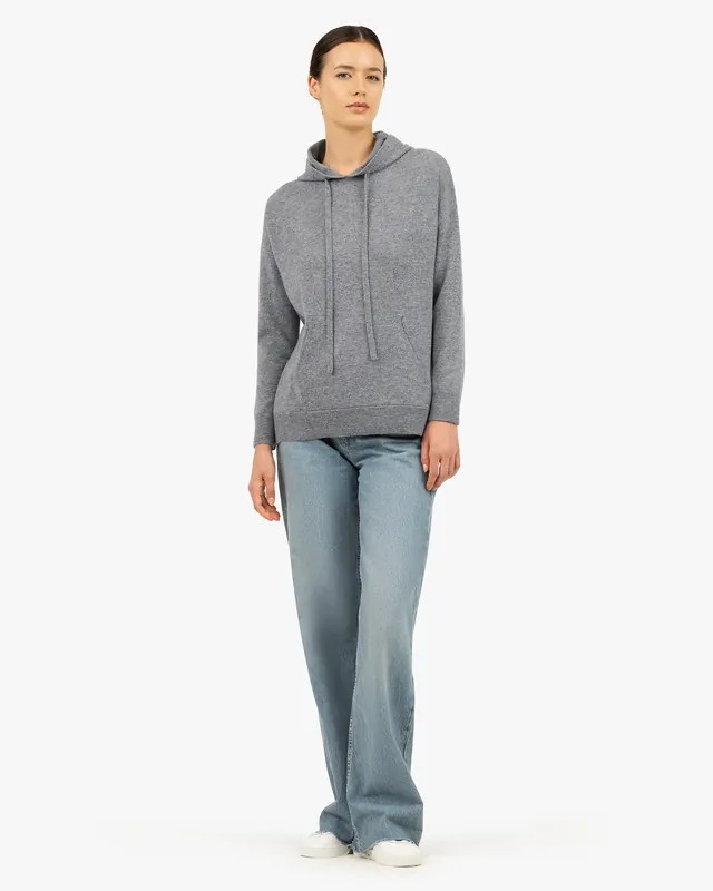 Women's Velia Maxi Hoodie - Medium Grey