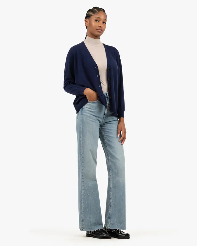 Velia Maxi Cardigan - Blue