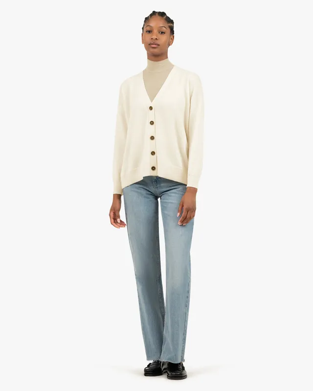 Velia Maxi Cardigan - White