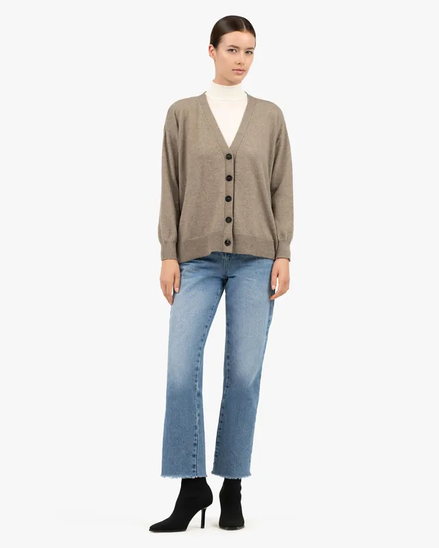 Velia Maxi Cardigan - Taupe