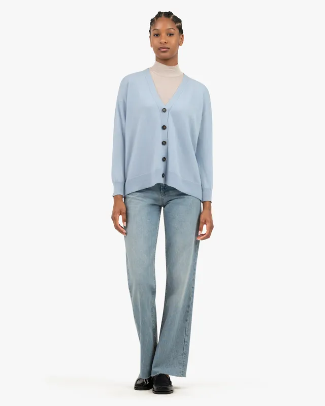Velia Maxi Cardigan - Light Blue