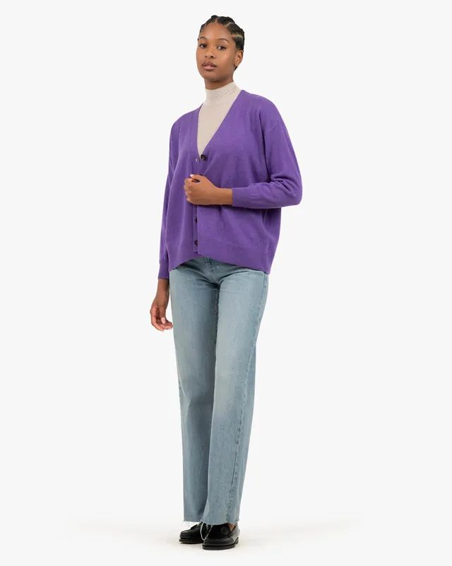 Velia Maxi Cardigan - Purple