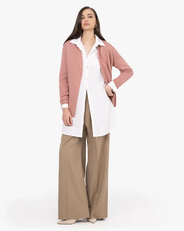 Oasi Open Cardigan - Blush