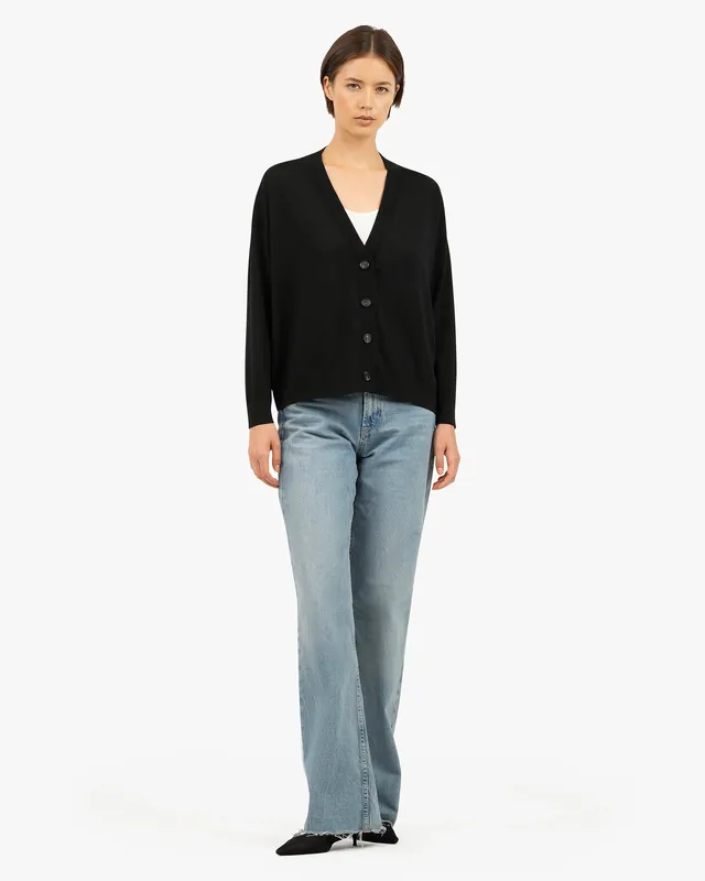 Seraphine Maxi Cardigan - Black