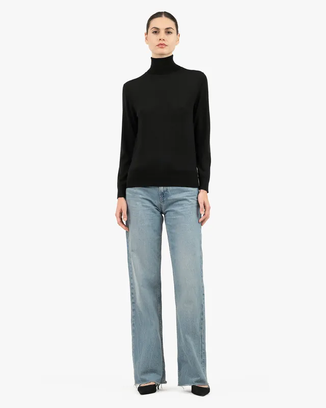 Women's Seraphine Turtleneck Sweater - Black