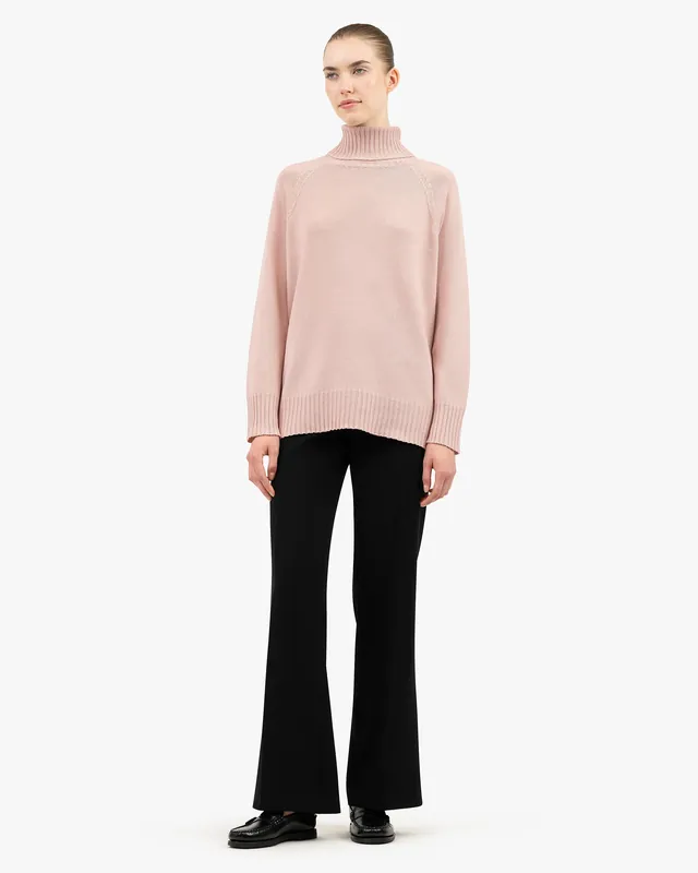 Women's Cortona Turtleneck Sweater - Rose