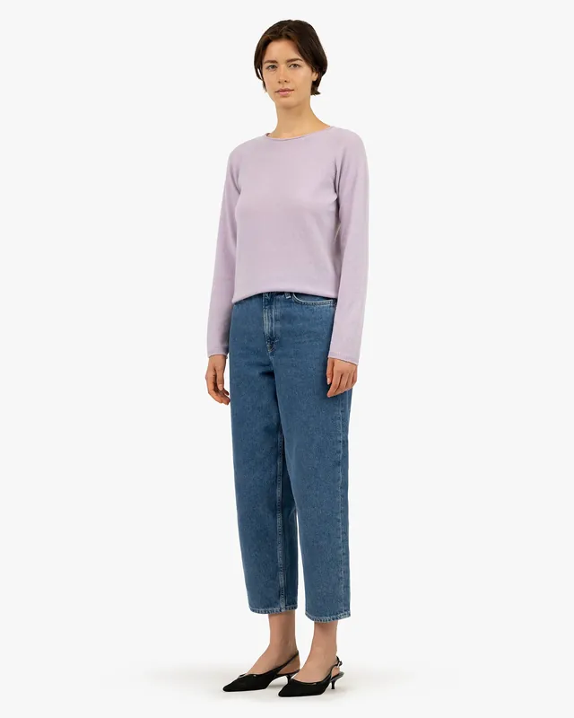Women's Piuma Crew Neck Sweater - Lilac