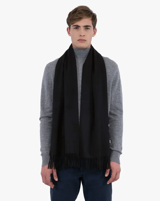 Men's Courmayeur Scarf - Black