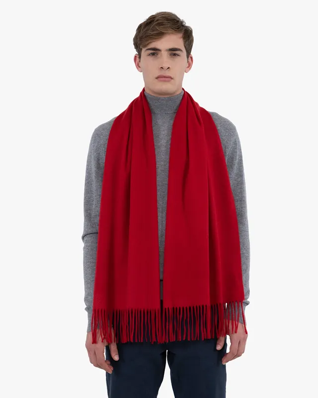 Men's Courmayeur Scarf - Red
