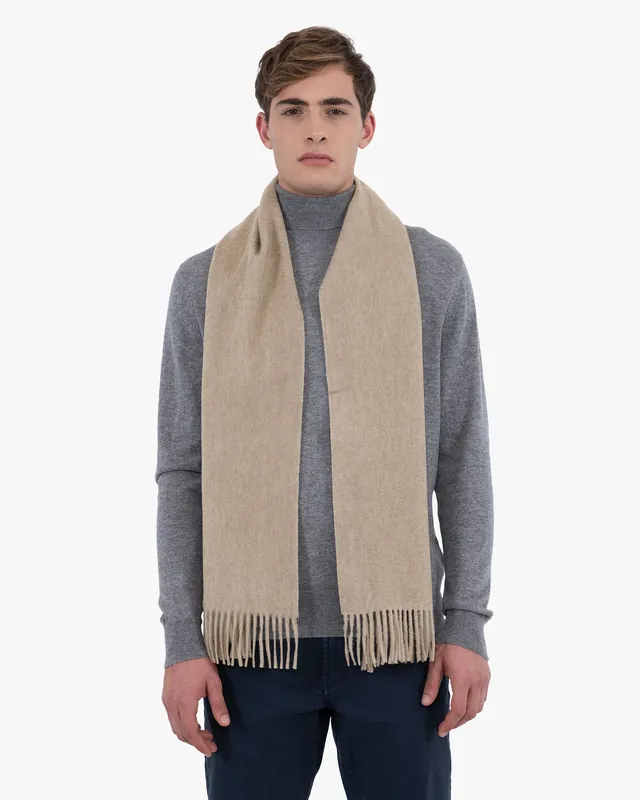 Men's Courmayeur Scarf - Camel