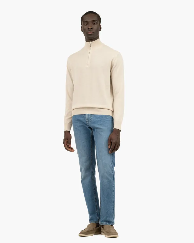 Men's Classic Quarter-Zip - Blue - Archive