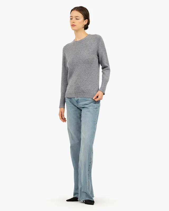 Women's Merano Crew Neck Sweater - Beige - Archive