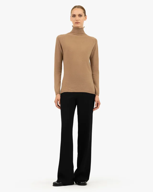 Piuma Mock Neck Sweater - Red - Archive
