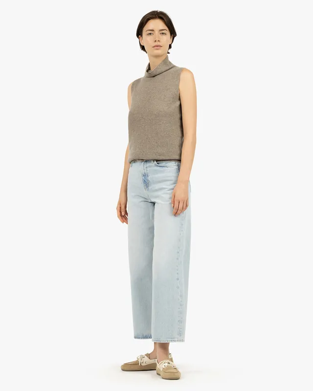 Soffio Mock Neck Top - Lavender - Archive