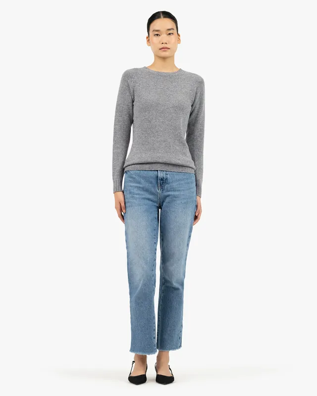Women's Parksville Crew Neck Sweater - Light Grey - Archive