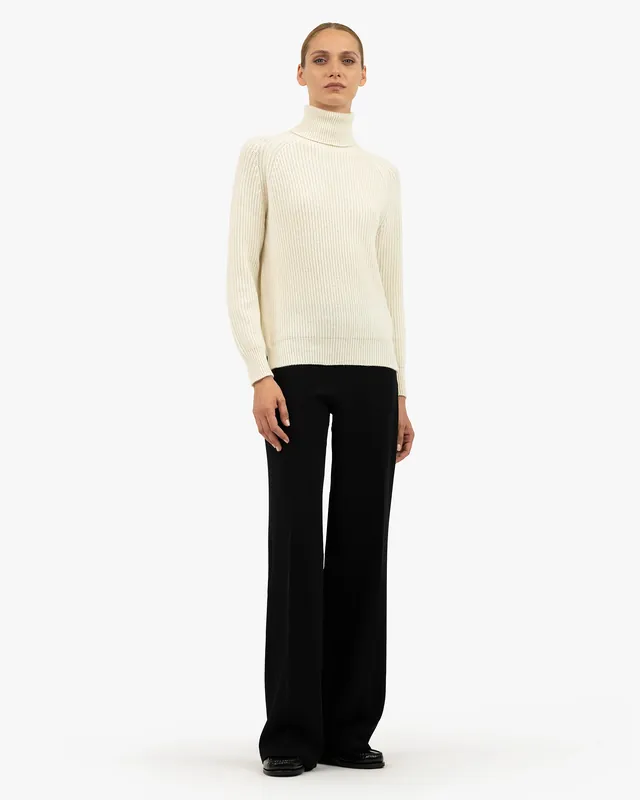 Women's Sorapis Turtleneck Sweater - Off White - Archive