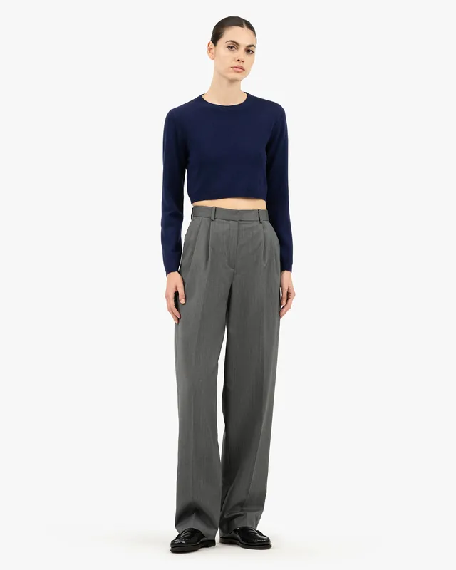 Ostuni Crop Sweater - Black - Archive