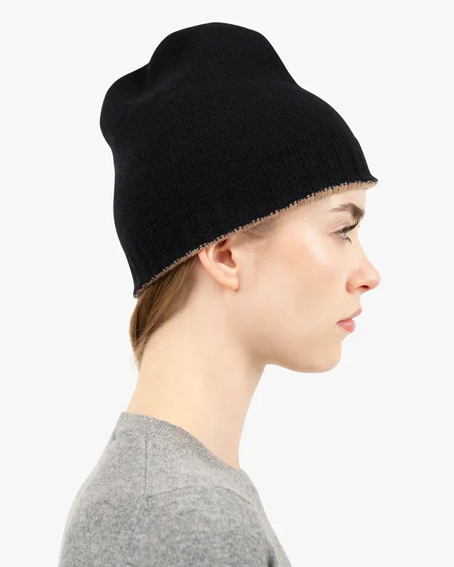 Two-Tone Beanie - Brown - Archive