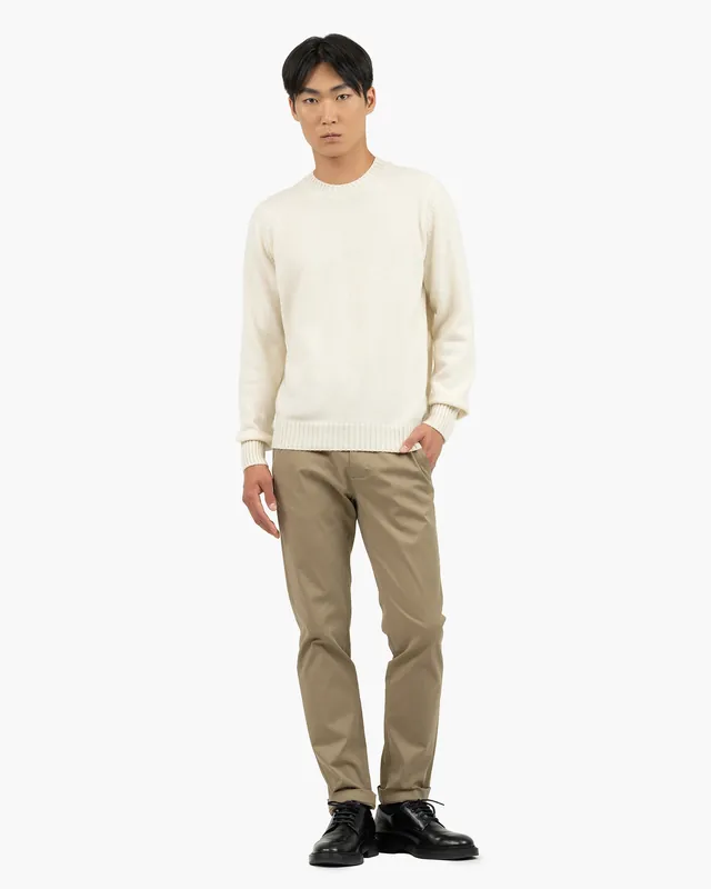 Men's Faloria Crew Neck Sweater - Brown - Archive