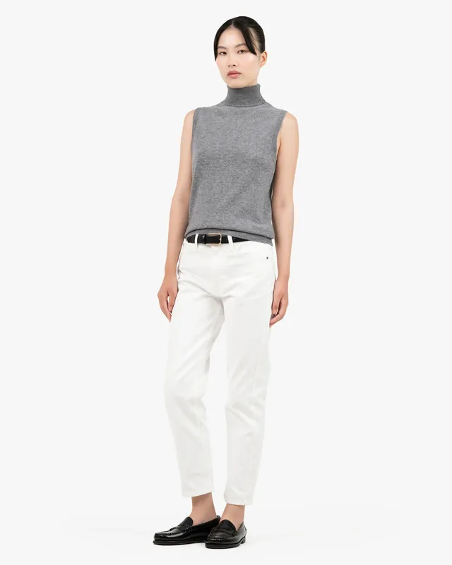 Essential Turtleneck Top - Taupe - Archive