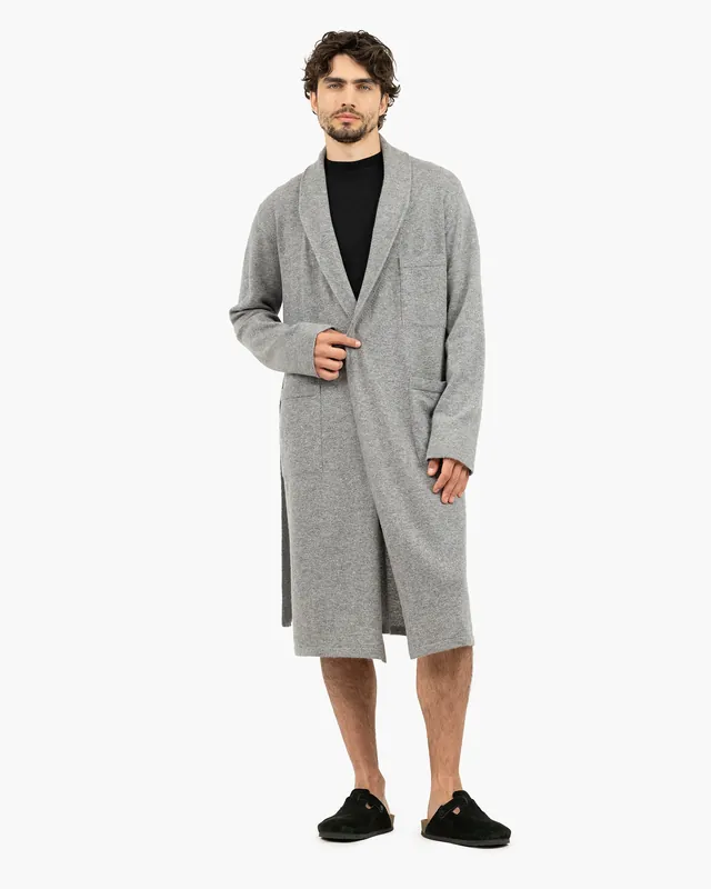 Oberon Lounge Robe - Brown - Archive
