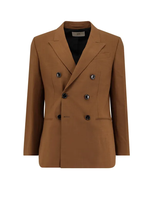Double-Breasted Wool Blazer