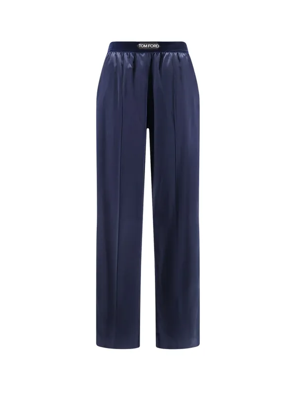 Stretch Silk Pajamas Trousers - Tom Ford