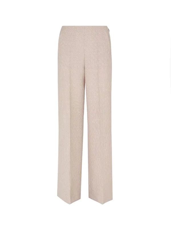 Ff Diagonal 3d Wool Trouser - Fendi