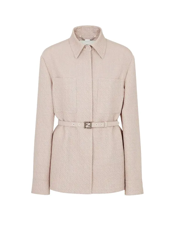 Ff Diagonal 3d Wool Blazer - Fendi