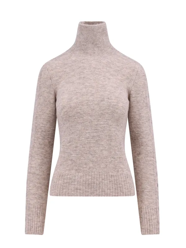 Alpaca Blend Sweater With Metal Buttons - Isabel Marant