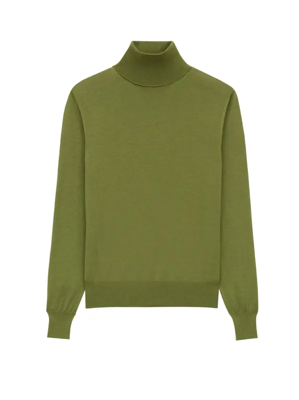Cashmere, Wool And Silk Turtleneck Sweater - Saint Laurent