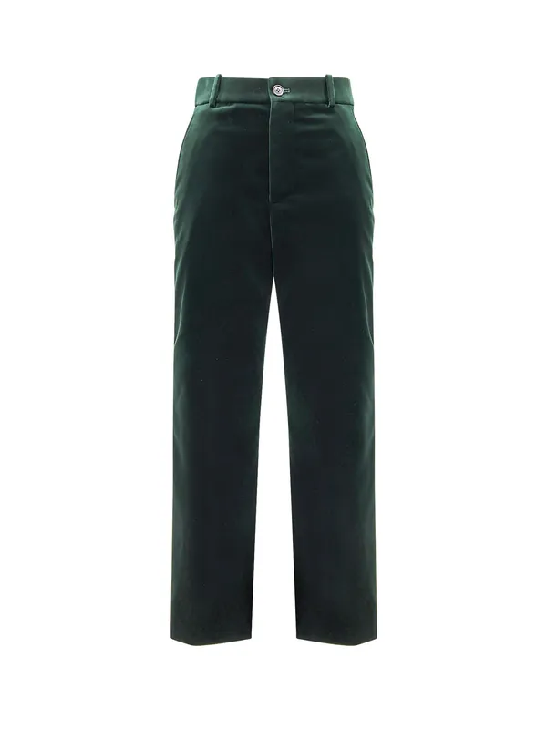 Velvet Trousers - Saint Laurent