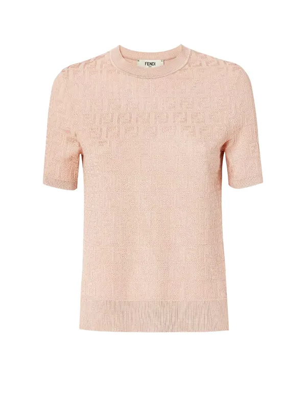 Ff Cotton And Viscose Sweater - Fendi