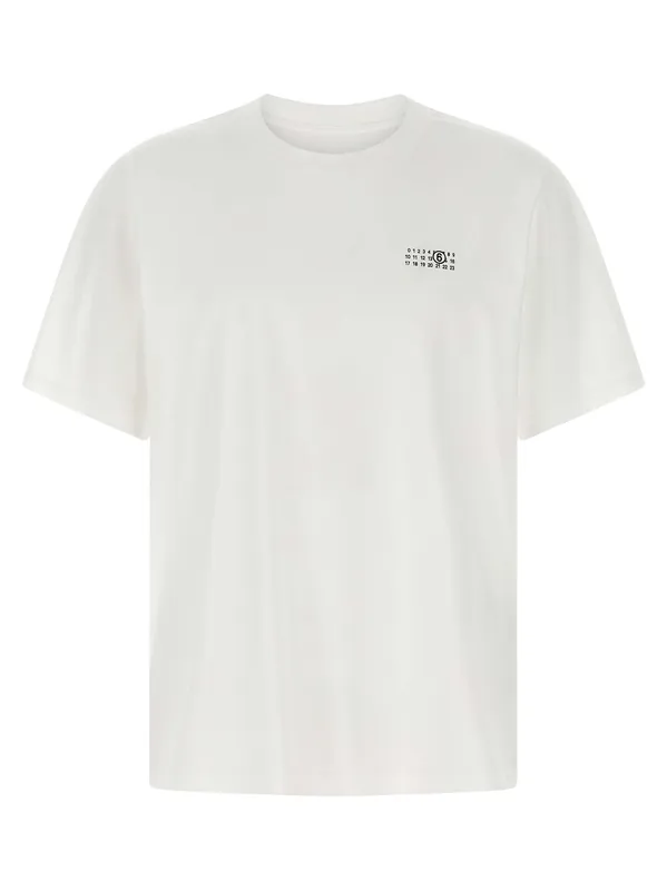 Printed T-Shirt White/Black