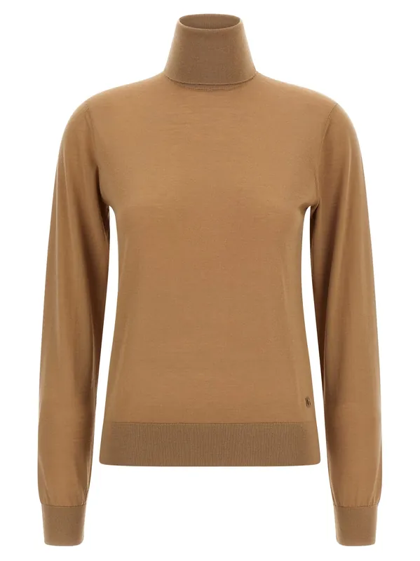 Cashmere Turtleneck Sweater Sweaters And Cardigans Beige - Dolce & Gabbana