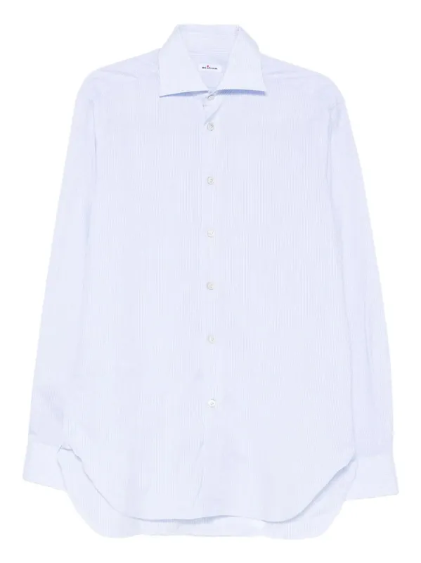Striped Cotton Shirt - Kiton