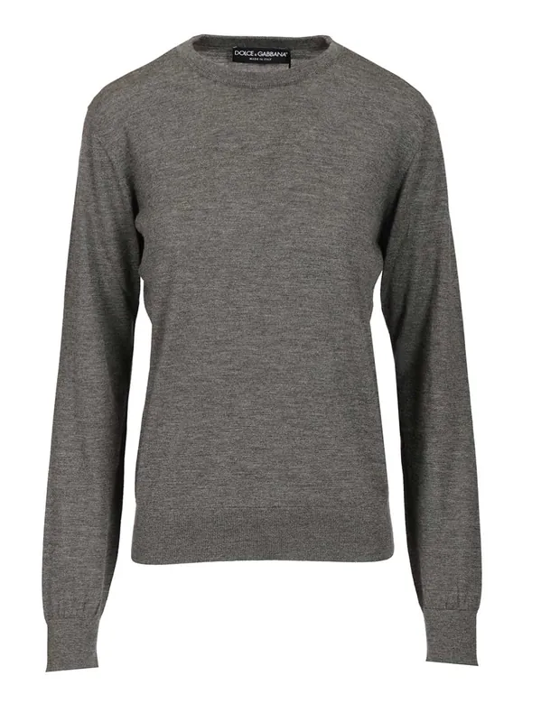 Cashmere Sweater Knitwear Grey - Dolce & Gabbana