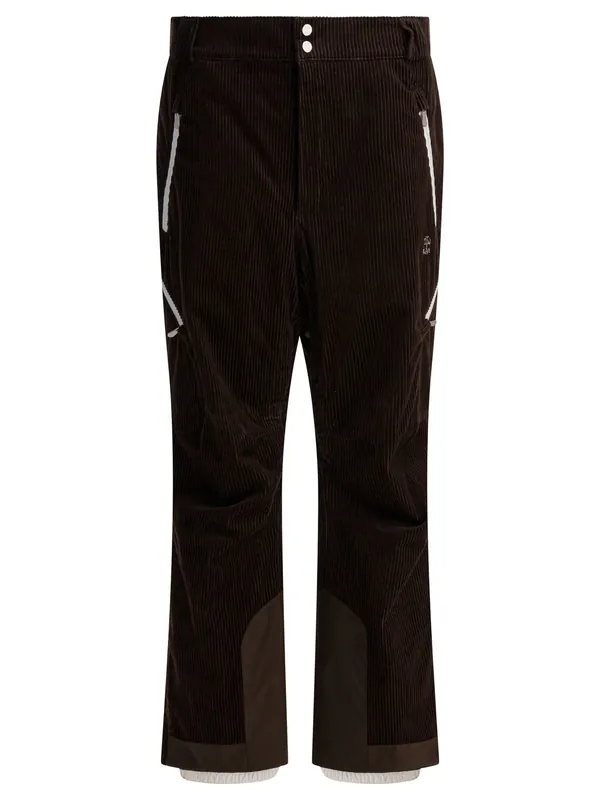 Velvet Padded Pants Trousers Brown - Brunello Cucinelli