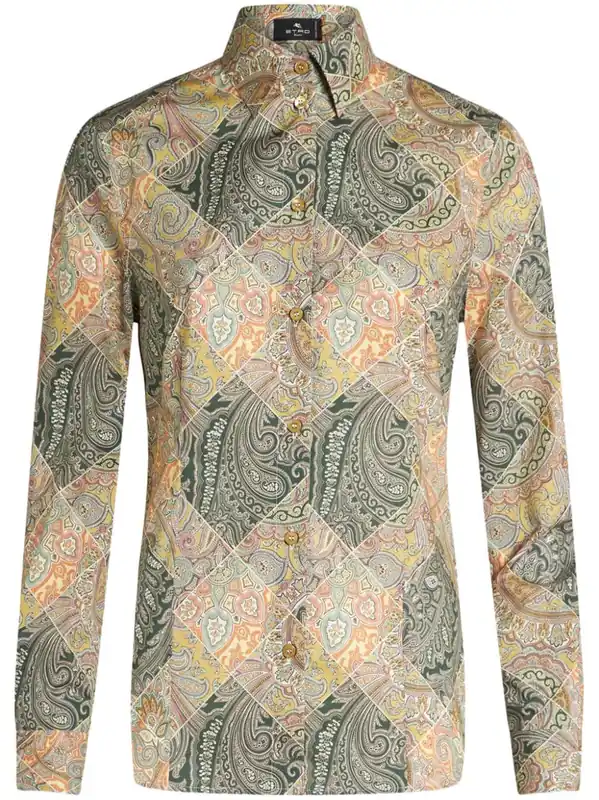Printed Cotton Shirt - Etro